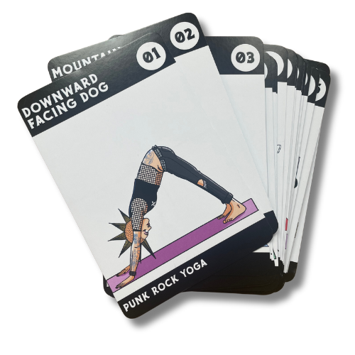 Punk Rock Yoga Card Deck